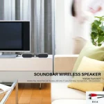 New Rixing NR4017 Portable 10W Stereo Surround Soundbar Bluetooth Speaker with Microphone - Image 9