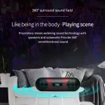 T&G TG148 Portable Stereo Audio Super Bass LED Lantern Pill Wireless Bluetooth Speaker - Image 4