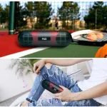 T&G TG148 Portable Stereo Audio Super Bass LED Lantern Pill Wireless Bluetooth Speaker - Image 7