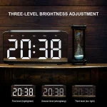 AEC BT508 Wireless Charging Bluetooth Speaker LED Alarm Clock Power Bank Three-In-One Speaker - Image 7