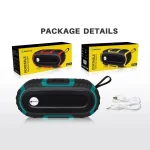 New Rixing NR5016 Wireless Portable Bluetooth Speaker Stereo Sound 10W System Music Subwoofer Column, Support TF Card, FM - Image 16