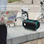 New Rixing NR5016 Wireless Portable Bluetooth Speaker Stereo Sound 10W System Music Subwoofer Column, Support TF Card, FM - Image 8