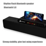 Newrixing NR5017 LED Bluetooth Portable Speaker TWS Connection Loudspeaker Sound System 10W Stereo Surround Speaker - Image 3