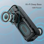 P15 10W Portable Bluetooth Speaker Outdoor Loudspeaker Sound System Stereo, Support TF&FM - Image 10