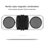 BT628 10W Portable TWS Transparent Bluetooth Speakers With Magnetic Connectable Base Outdoor Stereo Bass Subwoofer - Image 16