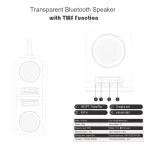 BT628 10W Portable TWS Transparent Bluetooth Speakers With Magnetic Connectable Base Outdoor Stereo Bass Subwoofer - Image 18