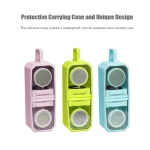 BT628 10W Portable TWS Transparent Bluetooth Speakers With Magnetic Connectable Base Outdoor Stereo Bass Subwoofer - Image 5