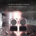 BT628 10W Portable TWS Transparent Bluetooth Speakers With Magnetic Connectable Base Outdoor Stereo Bass Subwoofer - Image 6