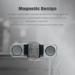 BT628 10W Portable TWS Transparent Bluetooth Speakers With Magnetic Connectable Base Outdoor Stereo Bass Subwoofer - Image 7