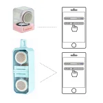 BT628 10W Portable TWS Transparent Bluetooth Speakers With Magnetic Connectable Base Outdoor Stereo Bass Subwoofer - Image 9