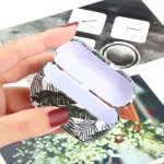 For Apple AirPods Pro Banana Leaf And Peach Water With Bluetooth Headphone Protective Case - Image 2