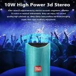 TG113 Portable Bluetooth Speakers Waterproof Stereo Outdoor Loudspeaker MP3 Bass Sound Box with FM Radio - Image 4