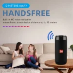 TG113C Column Portable Bluetooth Mini Speaker FM Radio Waterproof Subwoofer Phone Holder Wireless Loundpeakers - Image 5