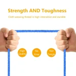 ENKAY ENK-CB203 Cloth Weaving Thread USB to 8 Pin Data Transfer Charging Cable, 8 Pin - Image 7