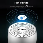 EWA A103 Portable Bluetooth Speaker Wireless Heavy Bass Bomm Box Subwoofer Phone Call Surround Sound Bluetooth Shower Speaker - Image 13