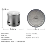 EWA A109M  Portable Bluetooth Speaker Wireless Heavy Bass Bomm Box Subwoofer Phone Call Surround Sound Bluetooth Shower Speaker - Image 2