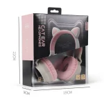 Cute Cat Ear Bluetooth 5.0 Headphones Foldable On-Ear Stereo Wireless Headset Headphone with Mic / LED Light / FM Radio / TF Card, SYA00833501F, SYA00833501A, SYA00833501B, SYA00833501C, SYA0083350... - Image 14