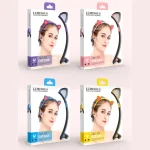 ZW29 Cat Ear Stereo Sound HIFI Fashion Outdoor Portable Sports Wireless  Bluetooth Headset with Mic & LED Light Glowing - Image 16