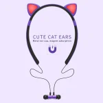 ZW29 Cat Ear Stereo Sound HIFI Fashion Outdoor Portable Sports Wireless  Bluetooth Headset with Mic & LED Light Glowing - Image 6