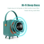 Oneder V9 Fabric Portable Wireless Bluetooth Speaker Portable Card Subwoofer Creative Gift Mini Speaker, V9 - Image 8