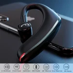 F900 Mini Earhook 180 Degree Freely Rotating Wireless Bluetooth 5.0 Earphone Car Handsfree Call Headphone - Image 13