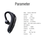 F900 Mini Earhook 180 Degree Freely Rotating Wireless Bluetooth 5.0 Earphone Car Handsfree Call Headphone - Image 17