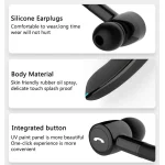 F900 Mini Earhook 180 Degree Freely Rotating Wireless Bluetooth 5.0 Earphone Car Handsfree Call Headphone - Image 18