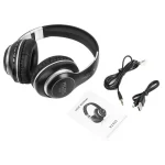 VJ033 Multi-function Upgrade Bluetooth 5.0 Headset Stereo Wireless LED Microphone FM Radio Headset - Image 8