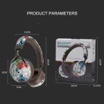 VJ086 Graffiti Headset Wireless Sports Bluetooth Headset Water Transfer Color Print Headset, Support TF, FM - Image 16