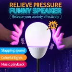 T6 Funny Bluetooth Speaker Flapping Relieve Stress Colorful Lights Soundbar Rubber Support TF Card - Image 2