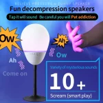 T6 Funny Bluetooth Speaker Flapping Relieve Stress Colorful Lights Soundbar Rubber Support TF Card - Image 6