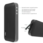 AEC BT-205 Portable Wireless Bluetooth Speaker Stereo Music Loudspeaker Built-in Microphone, Support TF Card - Image 4