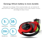 NVAHVA MP3 Player Bluetooth Headphone, Wireless Sport Headset MP3 Player With FM Radio, Stereo Earphone TF Card MP3 Max to 32GB, mini-503 Gold, mini-503 Black, mini-503 Red, mini-503 Blue - Image 9