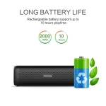 meidong MD-6110 Portable wireless Bluetooth Speaker Stereo 15W TF Music Subwoofer Metal Speakers for Outdoor - Image 4