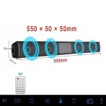 20W TV Soundbar Bluetooth Speaker FM Radio Home Theater System Portable Wireless Subwoofer Bass MP3 Music Boombox for Xiaomi - Image 2