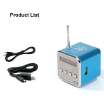 Portable Speakers with FM Mini Multi-function Radio USB Notebook Speakers for TV Phone Support SD/TF Card Mp3 Music Player - Image 5