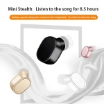 LESIRI X12 Bluetooth Headset Mini Wireless Earphone Portable USB Magnetic Charging Headset Sport Earbud Headset for iPhone - Image 6