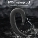 ET Bluetooth Earphone Wireless Headset Handsfree Ear Hook Waterproof Noise Reduction Earphone with Mic for Android IPhone - Image 5