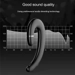 ET Bluetooth Earphone Wireless Headset Handsfree Ear Hook Waterproof Noise Reduction Earphone with Mic for Android IPhone - Image 9