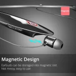 Large Capacity Bettery Handsfree Sport Wireless Bluetooth Stereo Earphones with Mic - Image 6