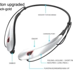 Large Capacity Bettery Handsfree Sport Wireless Bluetooth Stereo Earphones with Mic - Image 10