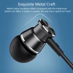 Langsdom M305 Bass Earphone for Phone 3.5mm In-ear Metal Earphones with HD Mic Earbuds for xiaomi iPhone Samsung - Image 5