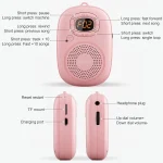 Rolton E200 Mobile Phone Wireless Bluetooth Speaker Mini Portable Outdoor Small Audio Subwoofer Speaker, Pink, Blue, Black - Image 2