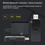 JYS-130 Wireless Bluetooth Gamepad Converter Adapter For PS3 / Switch / PC - Image 7