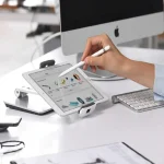 AP-7X Universal Aluminum Stand Desk Mount Holder for 4.7-9.7 inch Phone & Tablet PC - Image 3