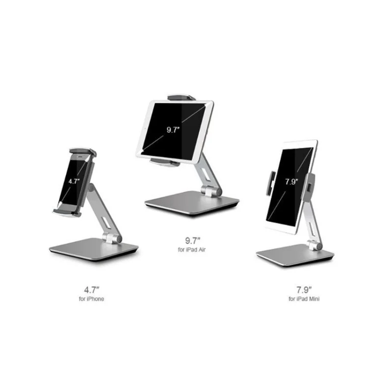 TBD0372783601B_8.webp AP-7X Universal Aluminum Stand Desk Mount Holder for 4.7-9.7 inch Phone & Tablet PC - Image 9