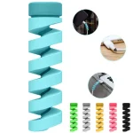 4pcs Spiral Style Silicone Data Cable Protective Cover Anti-wire Break Winder - Image 7