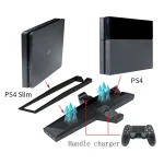 Game Console Radiator And Dual Handle Charging Base For PS4 / PS4 Slim, For PS4 / PS4 Slim - Image 6