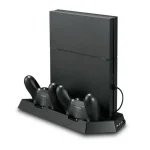 KJH PSLIM-03 Multi-function Host Bracket Cooling Fan Ultra-thin Machine Bracket Fan Charger for PS4 / SLIM Console - Image 6