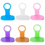 5 PCS Creative Collapsible Plastic Mobile Phone Charging Stand Portable Mobile Phone Charging Companion, Random Color Delivery - Image 6